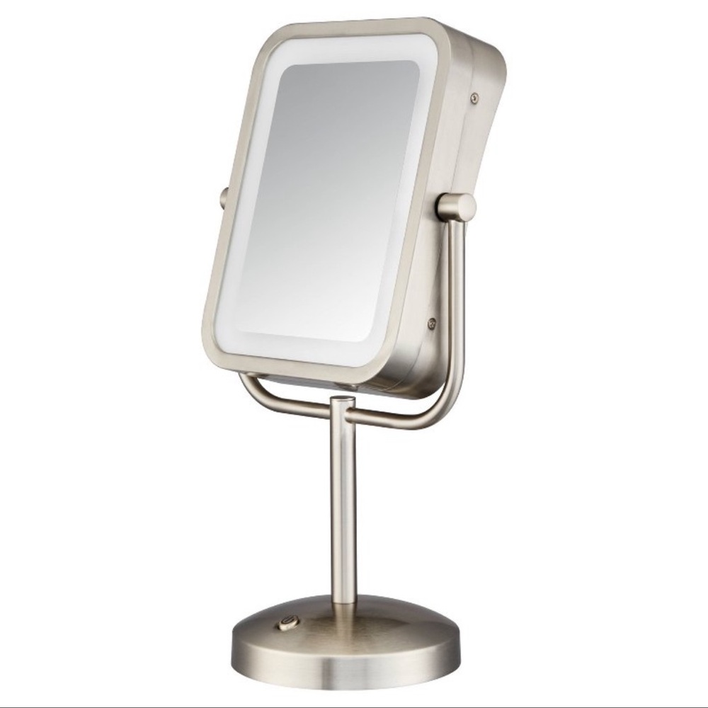 Conair LED Vanity Makeup Mirror Battery Operated - Silver